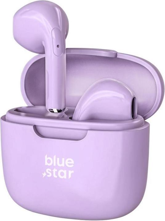Produktbild BlueStar Wireless headphones Blue Star Wireless earphones bluetooth TWS F17 Purple (5 h, Kabelgebunden)
