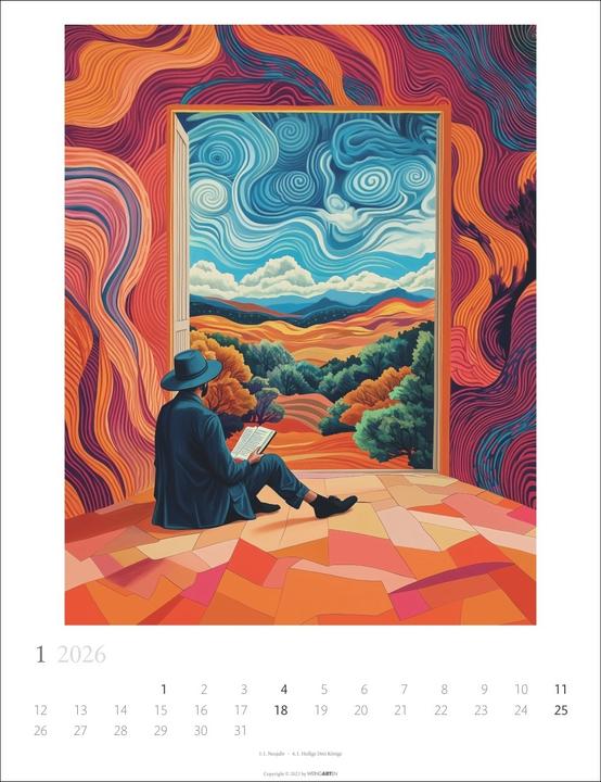 Produktbild Book Love Kalender 2026 (30 x 39 cm, Deutsch)
