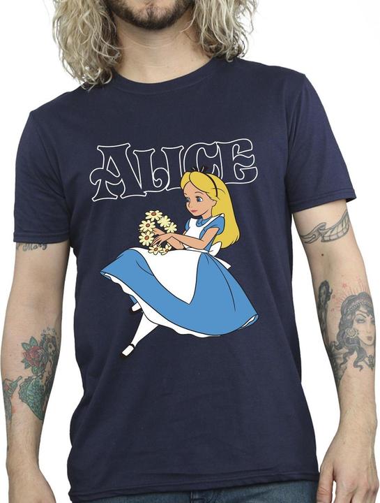 Immagine prodotto Disney Maglietta con i fiori di Alice nel Paese delle Meraviglie (XXL)