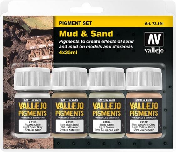 Produktbild Vallejo Pigmente (Schwarz, Braun, Bronze, 350 ml)