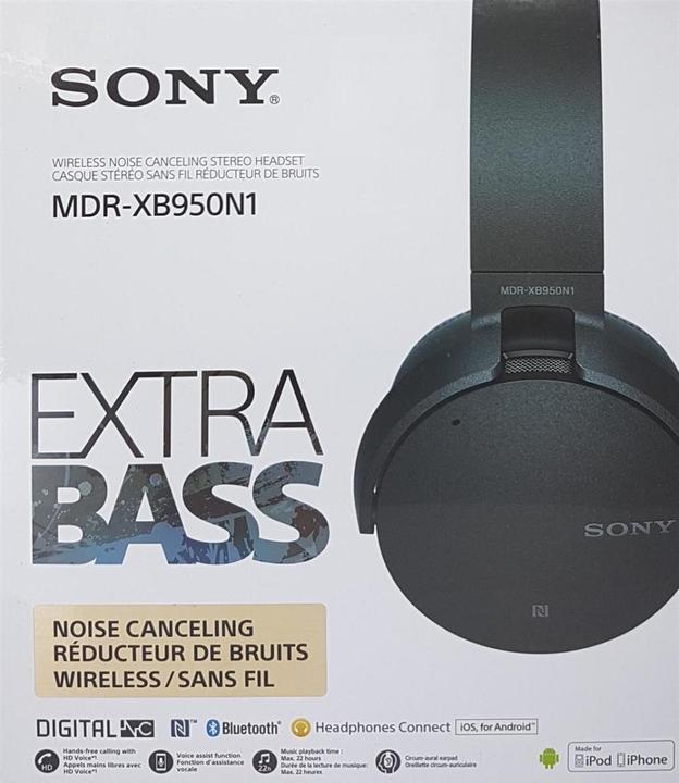 Produktbild Sony Mdr-Xb950n1 (ANC, 22 h, Kabelgebunden)
