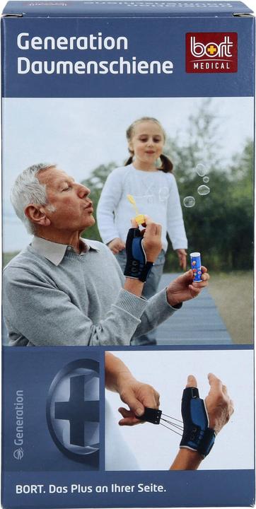 Produktbild Bort Medical Generation Daumenschiene M links blau (M)
