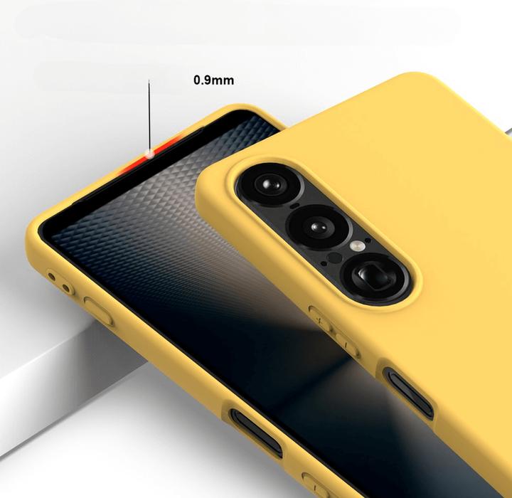 Produktbild Cover-Discount Sony Xperia 1 VII - Silikon Gummi Hülle mit Riemen (Sony Xperia 1 VI)