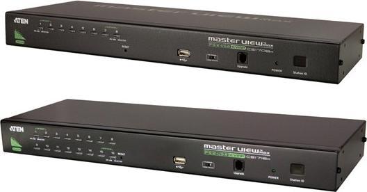 Produktbild Aten CS1708A, 8-Port KVM Switch 2x PS2/ USB, VGA, daisychain