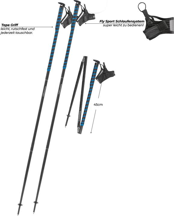 Actual product image Komperdell FXP Composite Trail (105 - 140 cm)