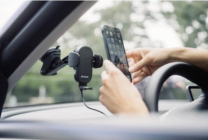 Immagine prodotto Verbatim Fast Qi Fast Wireless Car Charger USB-C 15W FWC-01