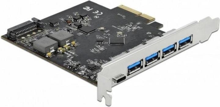 Image du produit Delock Carte PCI Express USB 3.1 Gen2 - 1x USB-C + 4x USB-A
