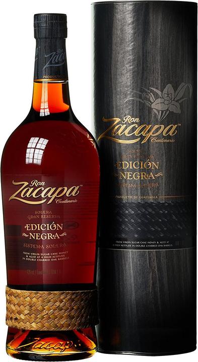 Actual product image Ron Zacapa Centenario - Edicion Negra Solera Gran Reserva (1 x 100 cl)
