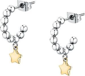 Morellato - Charming steel earrings with stars Talismans SAIX28