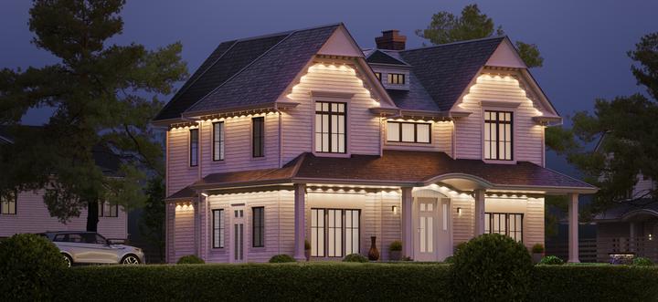 Actual product image Nanoleaf Permanent Outdoor Lights Smarter Kit 15 Meter (RGBW, 1500 cm, Outdoor)