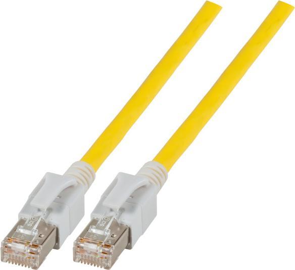 Produktbild EFB Elektronik Hersteller: RJ45 Patchkabel S/FTP, Cat.6A, VC LED, 3m, gelb Das geschirmte Cat.6A RJ4 (S/FTP, CAT6a, 3 m)