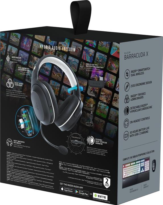 Actual product image Razer Barracuda X (2022) (Wireless, Cable)