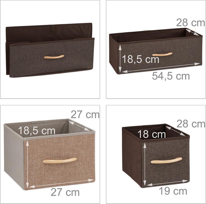 Actual product image Relaxdays Schubladenschrank (80 x 31.5 x 79 cm)