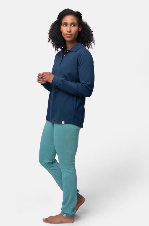 Immagine prodotto greenjama Camicia a maniche lunghe con collo a polo (40)