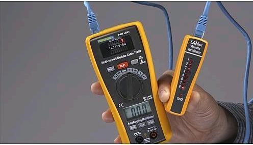 Produktbild Pancontrol Kabeltester PAN LAN1, 600, 162 x 74,5 x 44 mm (CAT II 600V, CAT III 300V)