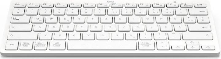 Produktbild Hama Bluetooth®-Mini-Tastatur Travel 400 für Tablets, kabellos, WS, QWERTZ DE (00125133) (DE, Kabellos)