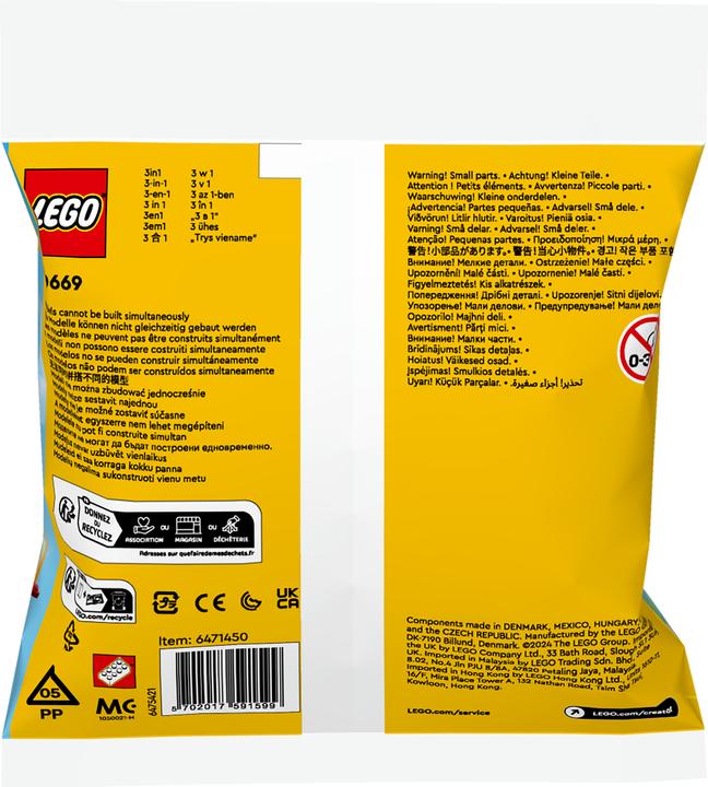 Actual product image LEGO 30669 Legendary red plane (30669, LEGO Creator 3-in-1)