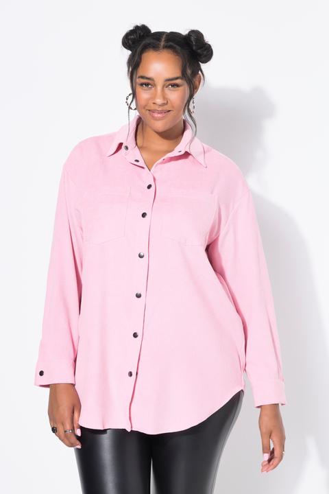Produktbild Studio Untold Cord-Hemd, oversized, Hemdkragen, Langarm (60)