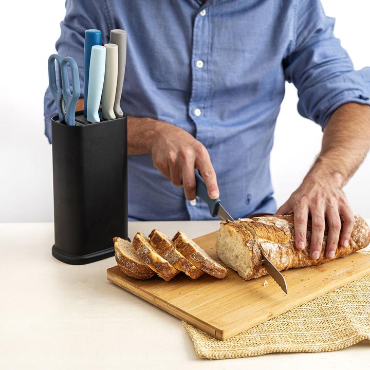 Image du produit Quid Set de couteaux de cuisine et support Ozone 21 x 13 x 8 cm 7 pièces