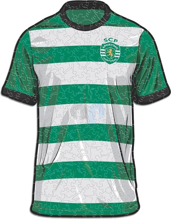 Iconic Sporting CP - Trikot - Holz Puzzle Grösse L (500 Teile) (500 Teile)