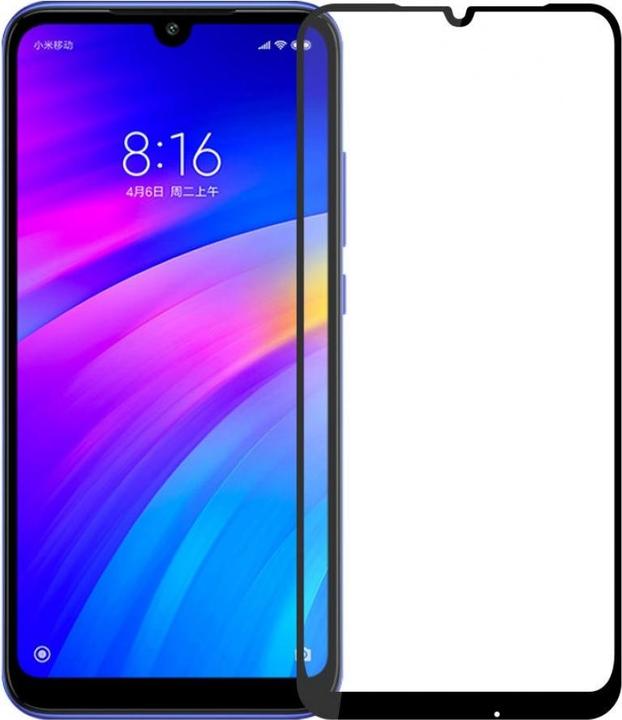 Actual product image Screenguard Xiaomi Redmi 7 Full Screen Protective Glass Film 2.5D 9H (1 Piece, Xiaomi Redmi 7)