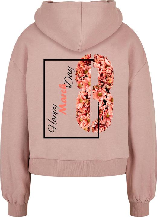 Immagine prodotto Merchcode Donna WD - Felpa con cappuccio biologica oversize Happy March Day - 112691 (XXL)