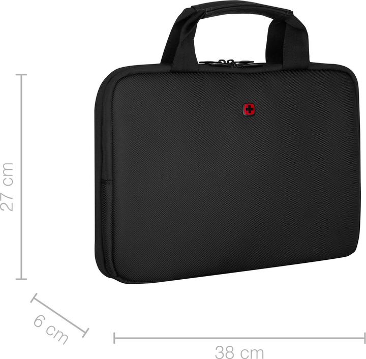 Actual product image Wenger Guyde 14, 14" Laptop Sleeve, Black, 653179 (14")