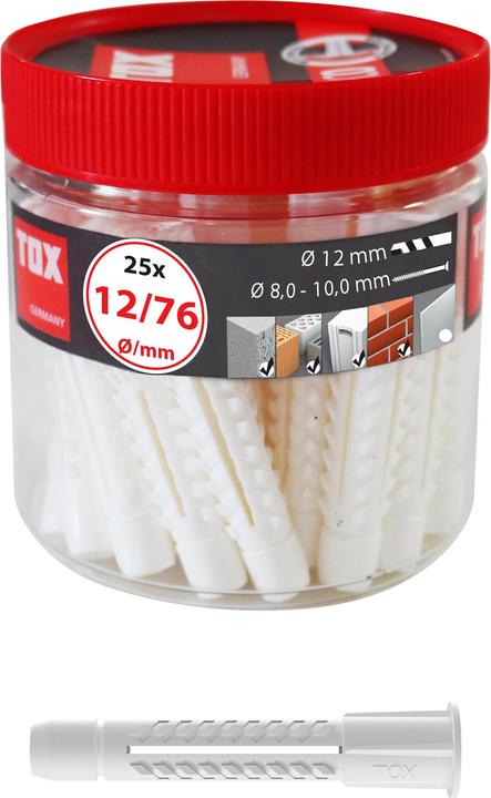 Actual product image Tox Allzweckdübel Deco in Runddose (25 pcs.)