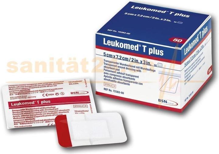 Actual product image BSN T plus transparent wound dressing with wound pad (5 x)