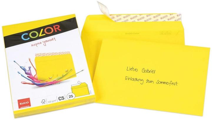 Produktbild Elco Couvert Color, ohne Fenster (C5, 25 x)