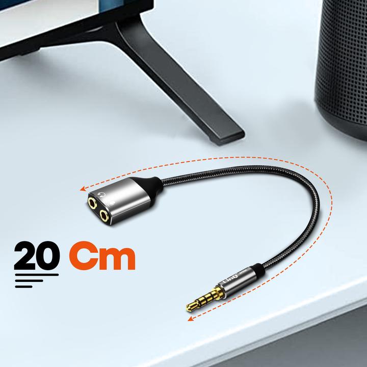 Produktbild LinQ AV3534 Audiosplitter (3.5mm Klinke, 3.5mm Klinke)