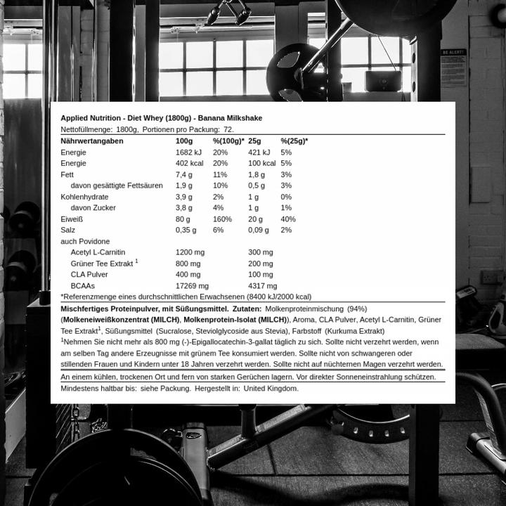 Actual product image Applied Nutririon Applied Nutrition Diet Whey (Banana, 1 pcs., 1800 g)