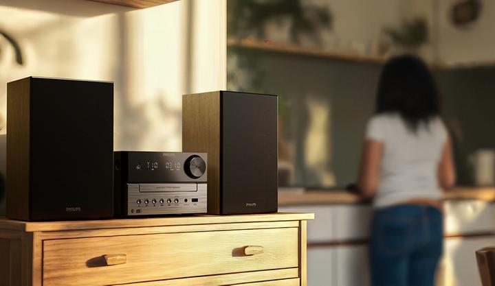 Image du produit Philips TAM3505 Micro System, black (Lecteur de CD, Bluetooth, 1x 20 W)