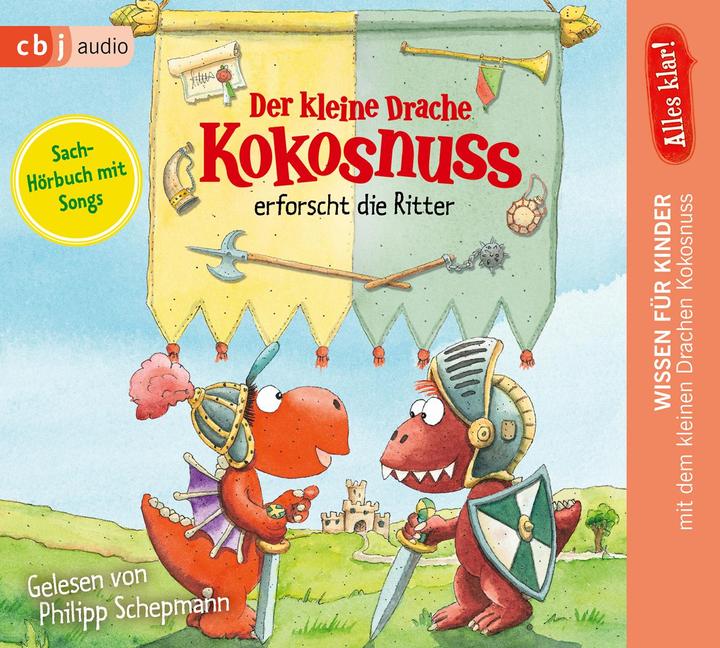 Image du produit Très bien! Le petit dragon coco explore les chevaliers (Ingo Siegner, Alfred Dieler, Philipp Schepmann, Allemand)