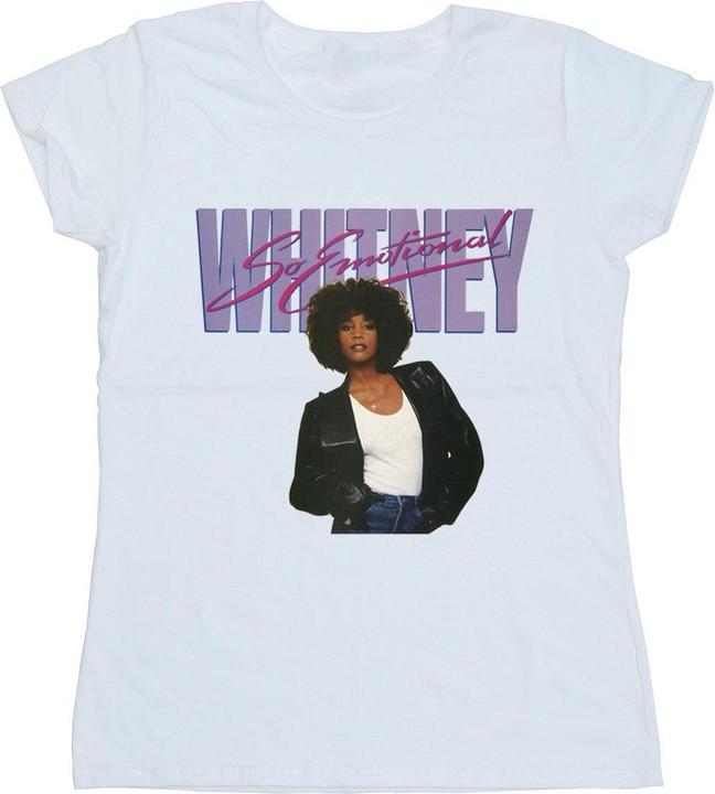 Whitney Houston So Emotional Album Cover TShirt (L)