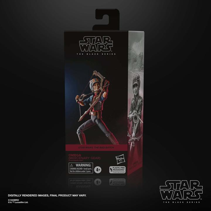 Immagine prodotto Hasbro Star Wars: The Bad Batch Black Series statuetta Omega (Mercenary Gear) 15 cm