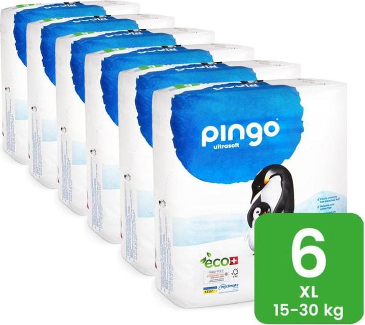 Produktbild Pingo Ökowindeln (Gr. 6, Monatsbox, 192 Stück)