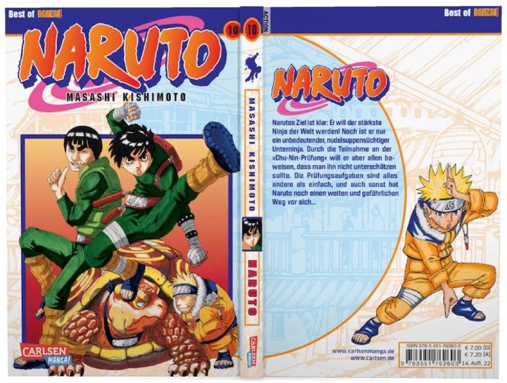 Image du produit Naruto, Band 10 (Allemand, Masashi Kishimoto, 2005)