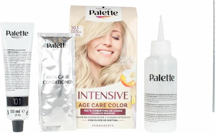 Actual product image Schwarzkopf INTENSIVE colour rejuvenecedor permanente #10.1-rubio muy claro ceniza 1 u (10.1-rubio very light ash blonde)