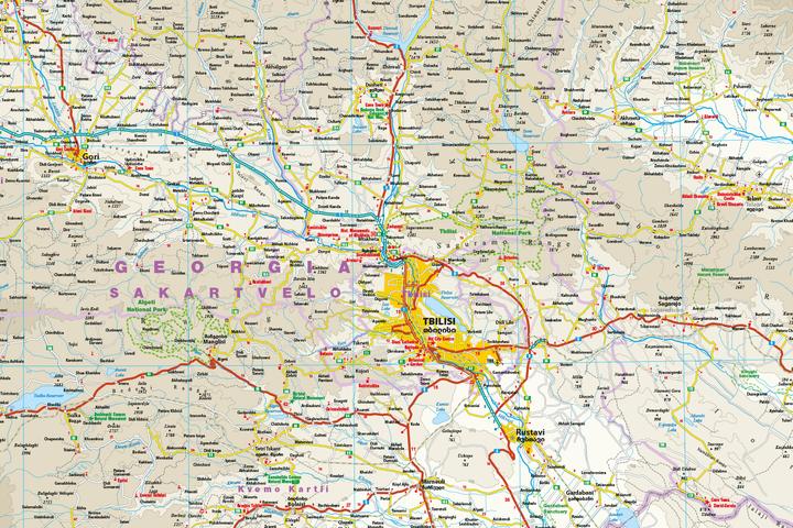 Produktbild Landkarte Georgien / Georgia (1:350.000)