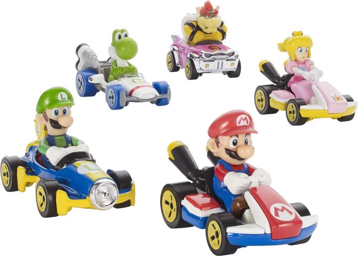 Produktbild Hot Wheels Mario Kart 1:64 Die-Cast Mario