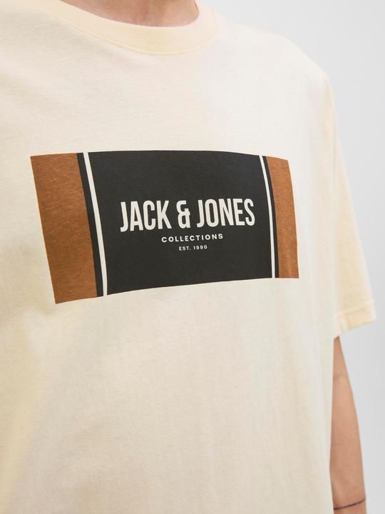 Actual product image Jack & Jones Jjhayato Tee Ss Crew Neck Bts Ln (L)