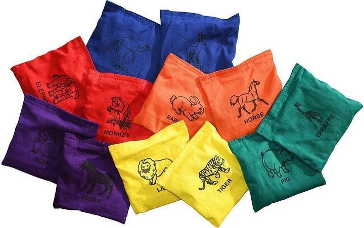 Pre-Sport Bean Bags Tiere Set 12erPack (12er Pack, One Size)