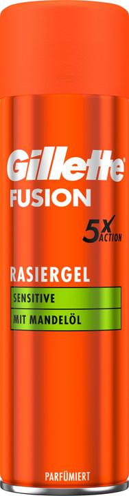 Actual product image Gillette Fusion5 Sensitive Shaving Gel (200 ml, Shaving gel)