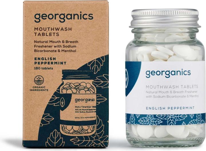 Actual product image Georganics Mouthwash tablets (180 ml, Mouthwash)