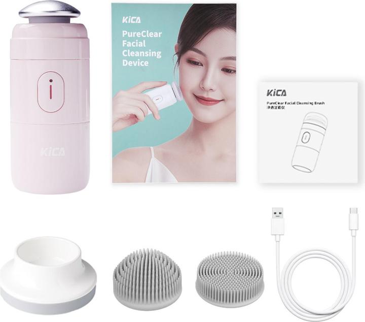 Actual product image Kica PureClear Face Cleansing Brush Pink