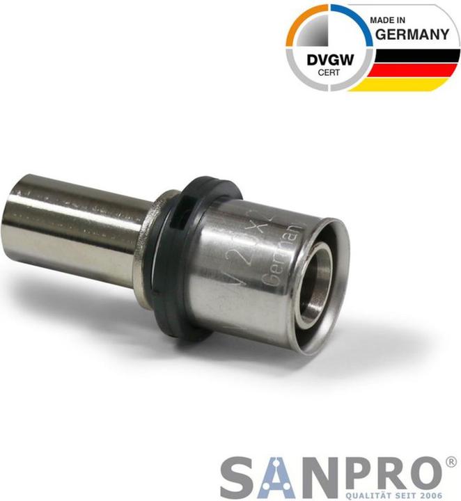 Produktbild Sanpro THPRESS Pressfitting Übergang TH Kontur für Kupfer-Fittings 32x3 - 28 mm (Pressverbindung)