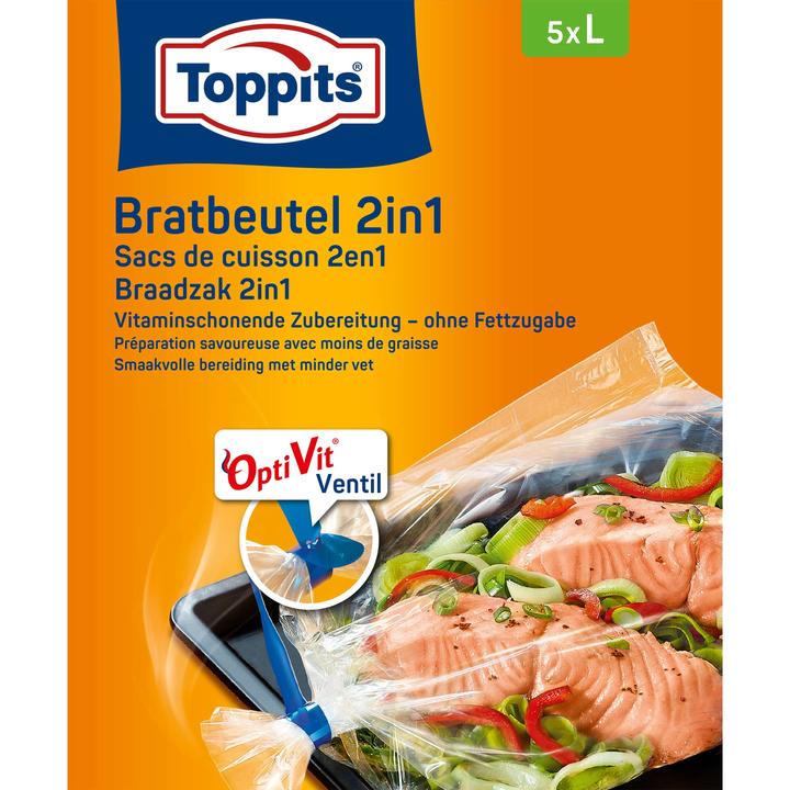 Produktbild Toppits Bratbeutel 2in1 (5 x)
