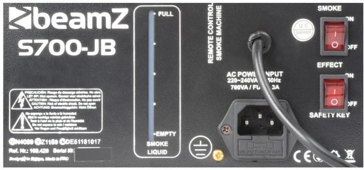 Actual product image BeamZ S700-Jb
