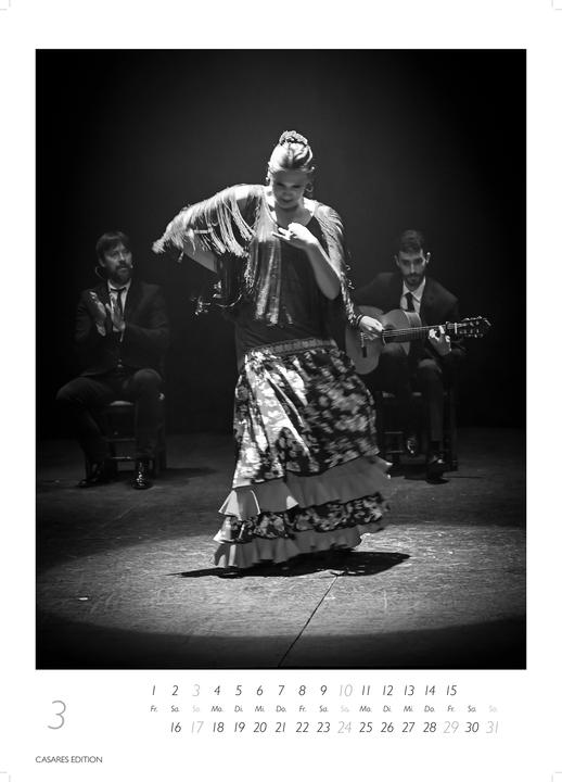 Produktbild Flamenco schwarz-weiss 2026 (Deutsch)